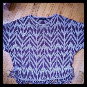 Fun fringe sweater